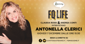 Copertina di Antonella Clerici in diretta a Fq Life con Claudia Rossi e Andrea Conti: da “The Voice Kids” a “È sempre mezzogiorno”