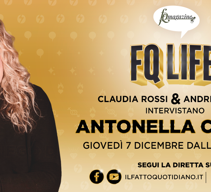 Antonella Clerici in diretta a Fq Life con Claudia Rossi e Andrea Conti: da “The Voice Kids” a “È sempre mezzogiorno”