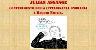 Copertina di Anche Reggio Emilia conferisce la cittadinanza onoraria a Julian Assange