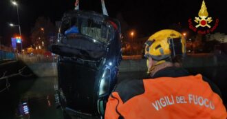 Copertina di L’auto non svolta e finisce nel canale: morti 3 giovani a Portogruaro
