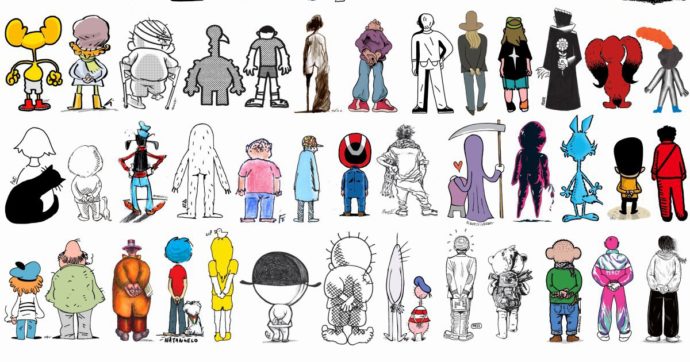 Il bimbo-simbolo delle vignette di Naji Ali: “Basta orrore a Gaza”