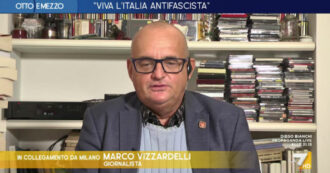 Copertina di Vizzardelli a La7: “Il mio grido ‘Viva l’Italia antifascista’ alla Scala? Essere inquietati da La Russa mi pare normale e legittimo”