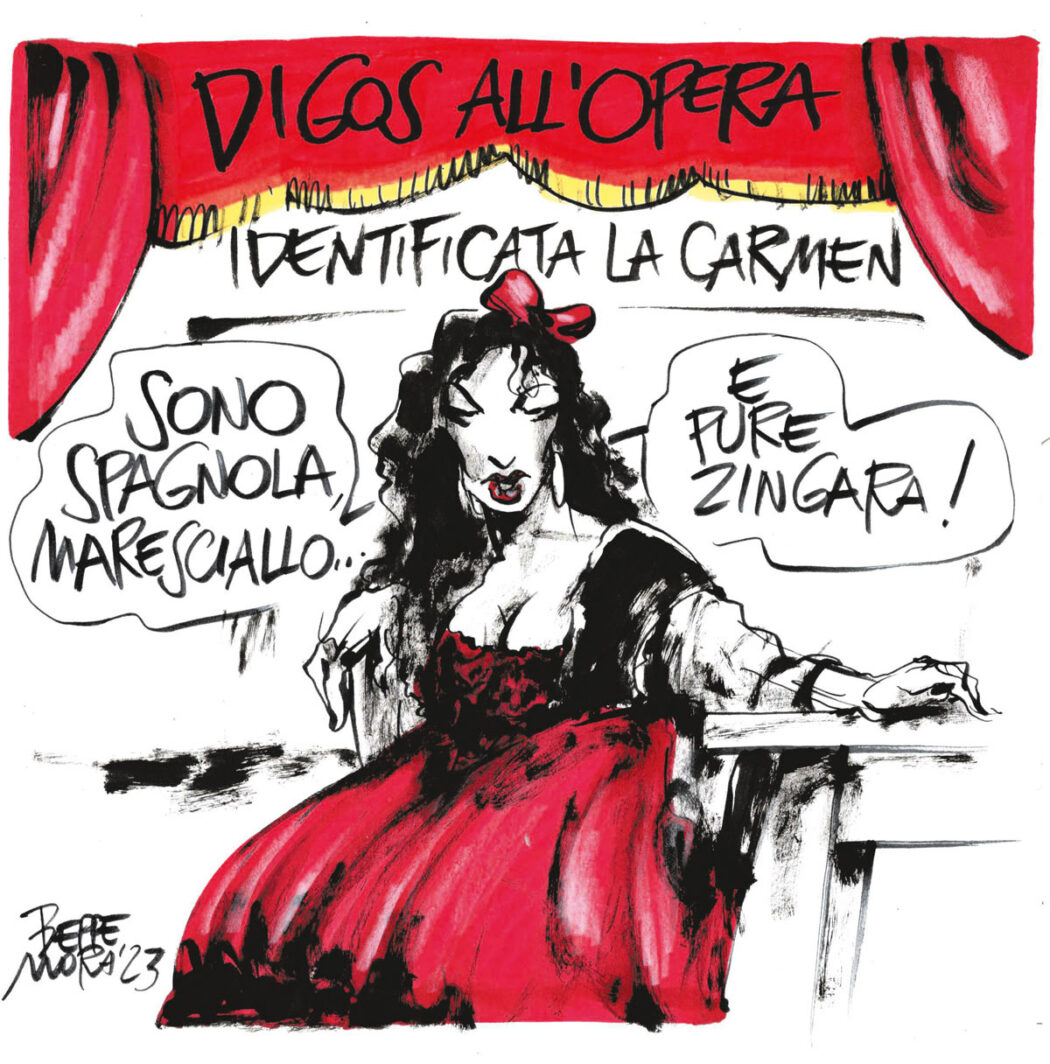 La vignetta di Beppe Mora