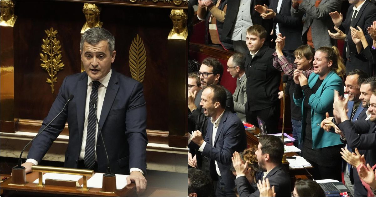 France, the National Assembly rejected the immigration package.  But Macron rejects Minister Darmanin’s resignation