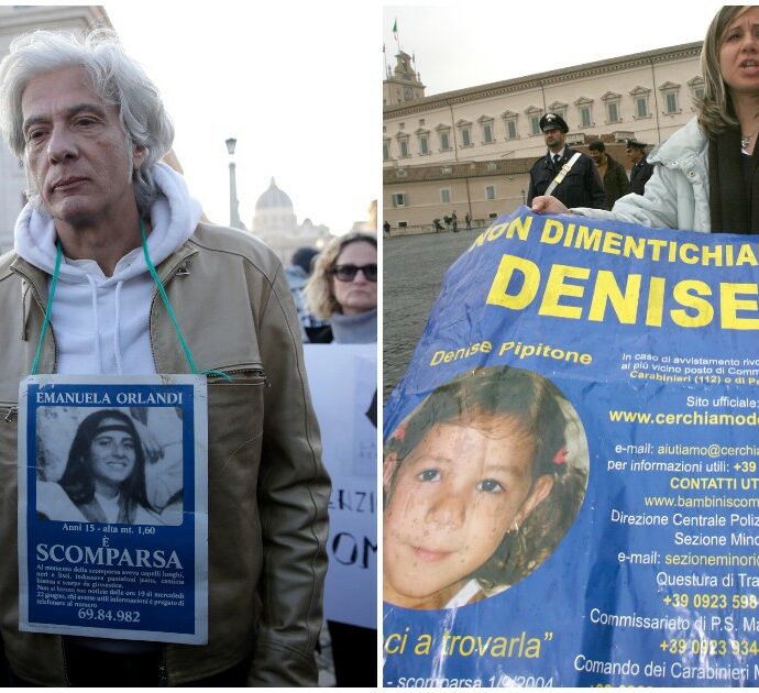 Oggi è la giornata nazionale delle persone scomparse: da Emanuela Orlandi a Denise Pipitone e la piccola Kata, tutti i casi di cronaca più eclatanti