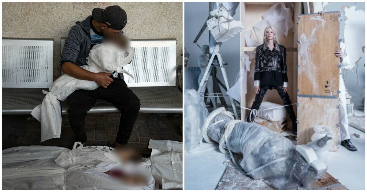 Manichini che ricordano i cadaveri di Gaza, Zara ritira la campagna pubblicitaria dopo le polemiche: “Rammaricati, foto scattate a settembre”