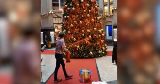 Copertina di Vernice arancione sugli alberi di Natale, il blitz degli attivisti per il clima in quattro città tedesche – Video