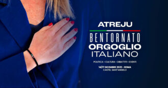 Copertina di Atreju, la giornata conclusiva della festa di Fratelli d’Italia con Meloni e Salvini: la diretta