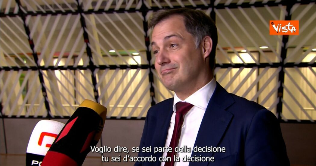 Ucraina nell’Ue, De Croo: “Orban? O sei parte della decisione o devi tenere la bocca chiusa….”. Poi si corregge: “Non avrei dovuto dirlo…”