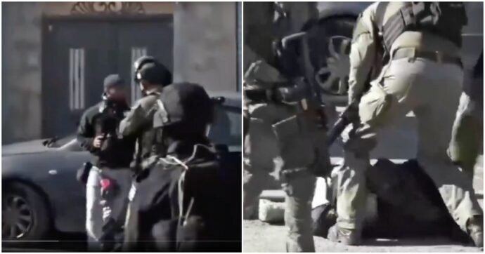 Gerusalemme, fotoreporter picchiato e preso a calci dalla polizia israeliana mentre si trova a terra – video