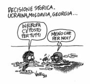 Copertina di La vignetta di Vauro