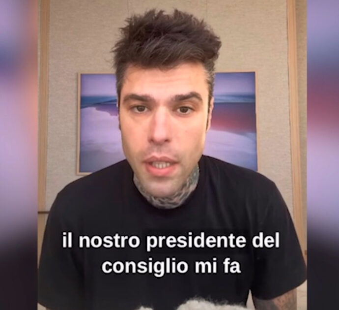 Meloni attacca Ferragni, Fedez risponde: “Dice di diffidare di chi lavora sul web, dovremmo noi diffidare dei politici”