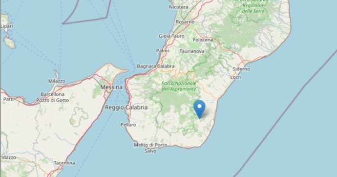 Reggio Calabria, scossa di terremo di magnitudo 3.6 con epicentro vicino a Samo