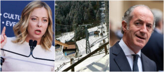 Copertina di Assalto alle Dolomiti, nevicata di milioni per l’impianto che collegherà i megacomprensori dello sci. E passerà dalle vette protette dall’Unesco