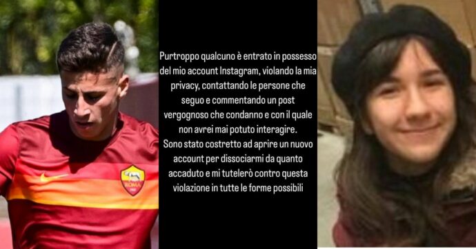 Luigi Cherubini, il centrocampista della Roma primavera e il meme contro Giulia Cecchettin. La difesa: “Mi hanno hackerato il profilo”
