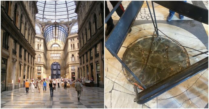 Napoli, Galleria Umberto tra danni e monnezza: il regalo di Natale per Sangiuliano e Piantedosi