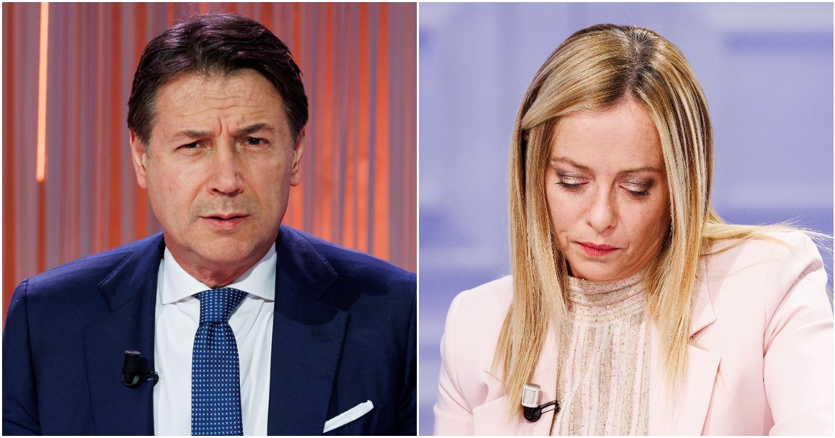 Acordo de estabilidade, o “silêncio ensurdecedor” de Giorgia Meloni, a falsa entrevista de Giuseppe Conte com o primeiro-ministro