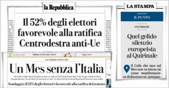 Copertina di “Isolati”, “inaffidabili”, “l’Italia rischia”. I giornali e la realtà parallela sul Mes