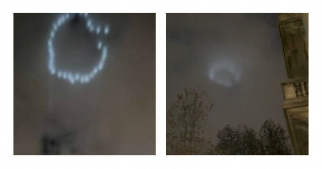 Strane luci appaiono sul cielo di Milano. Spoiler: non sono alieni