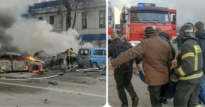 La Russia: “A Belgorod attacco terroristico, punizione inevitabile”, Putin: “Non arretreremo mai”. A Kharkiv altri 26 morti