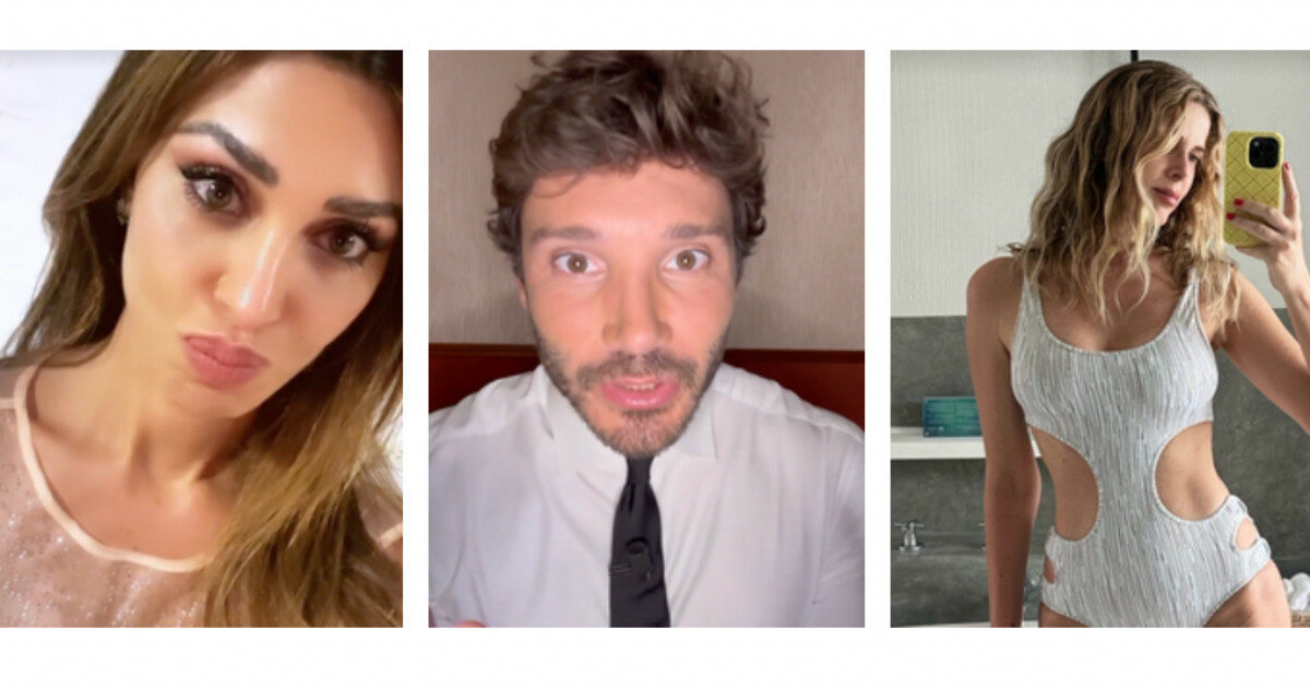 Belen Rodriguez ringrazia chi le ha svelato la storia tra De Martino e Alessia Marcuzzi. E l’esperto di gossip: “Dirò dei camerini”