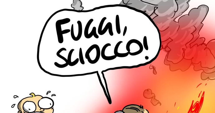 Copertina di Fuggi, sciocco