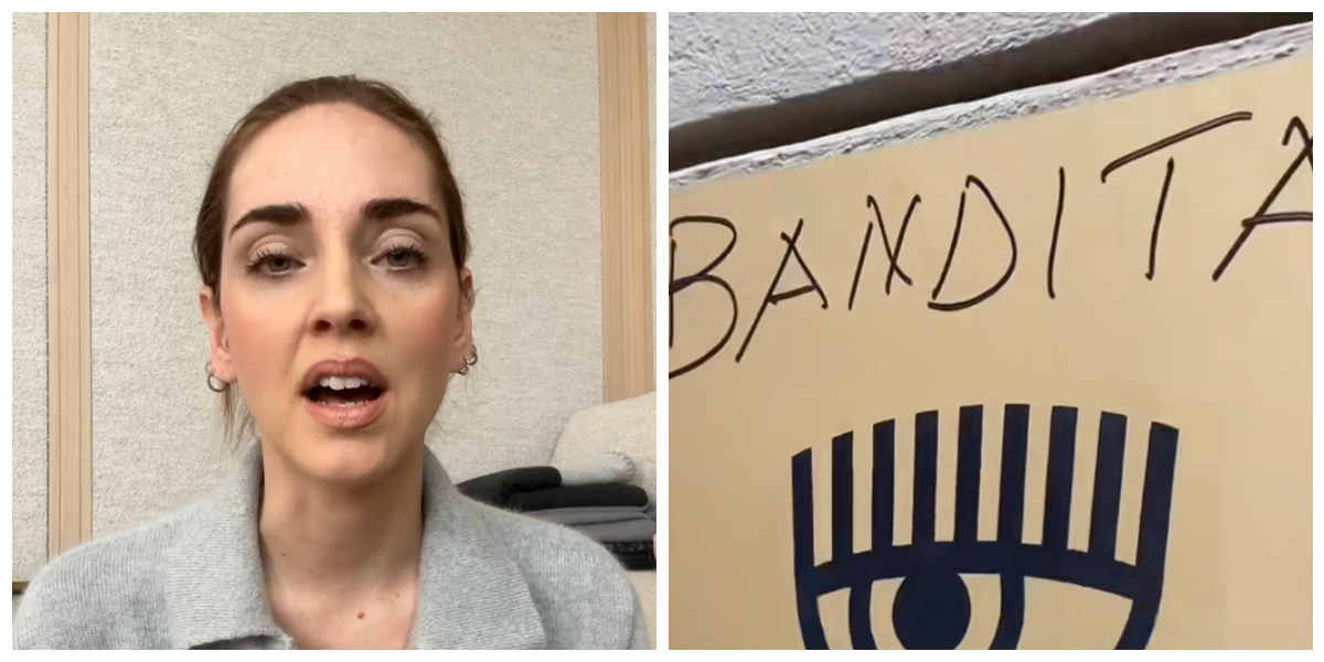 Chiara Ferragni, imbrattato con scritte offensive il suo store a Roma