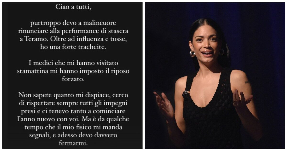 Elodie costretta ad annullare il concerto a Teramo: “Adesso devo davvero fermarmi”