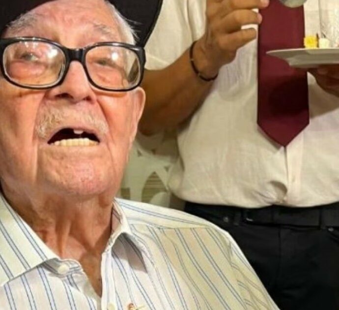 Morto a 111 anni Tripolino Giannini, l’uomo più vecchio d’Italia. Il figlio: “Credevo fosse immortale e…invece!”