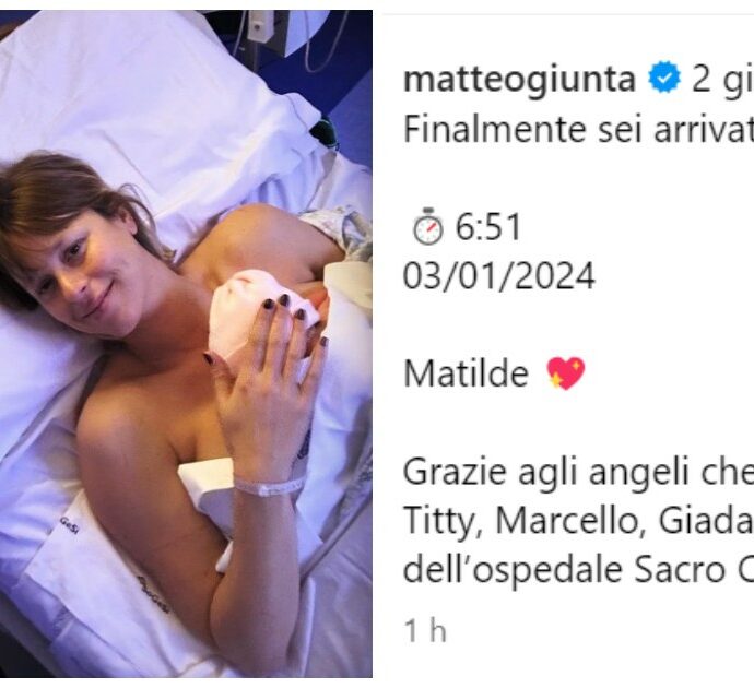 Federica Pellegrini è diventata mamma, è nata la figlia Matilde: “Finalmente sei arrivata”