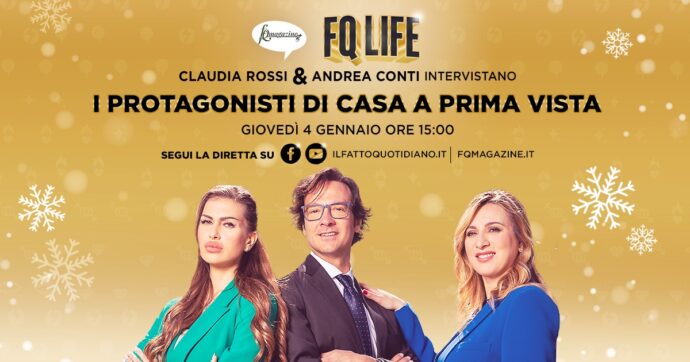 Copertina di “Casa a prima vista”, il fenomeno tv sul boom delle case in diretta a FqLife con Claudia Rossi e Andrea Conti