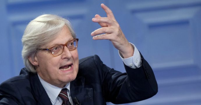 Sgarbi: “Scanzi è malato al cervello”