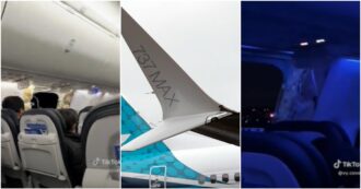 Copertina di Il portellone esplode in volo, panico sull’aereo dell’Alaska Airlines: “Ho pensato: sto per morire”. Gli Usa fermano tutti i Boeing 737 Max