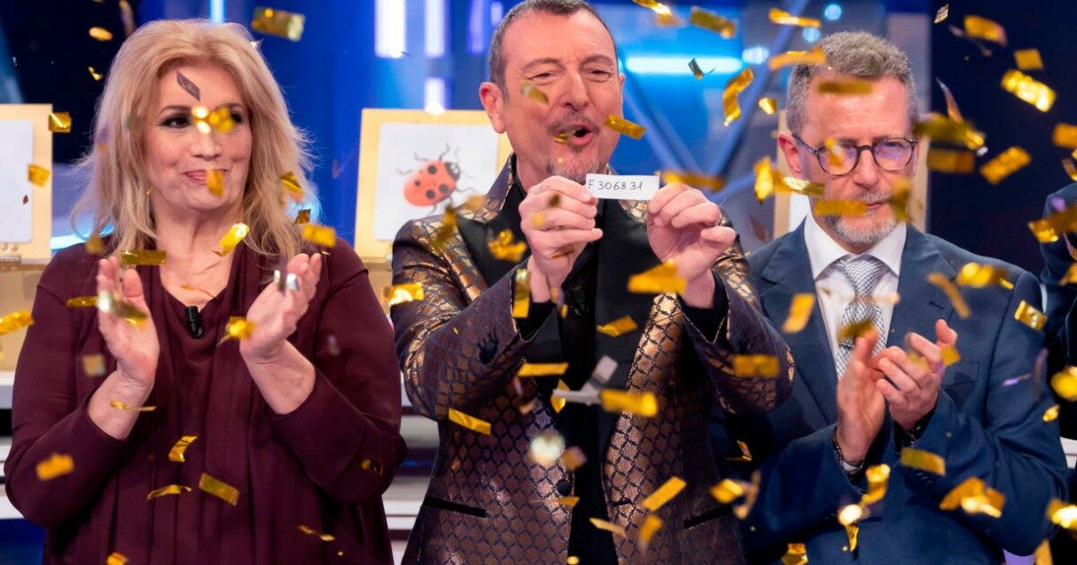 Amadeus fa il botto con “Affari tuoi speciale Lotteria Italia”: 5.537.000 spettatori e il 31.4% di share, si aggiudica la serata del 6 gennaio