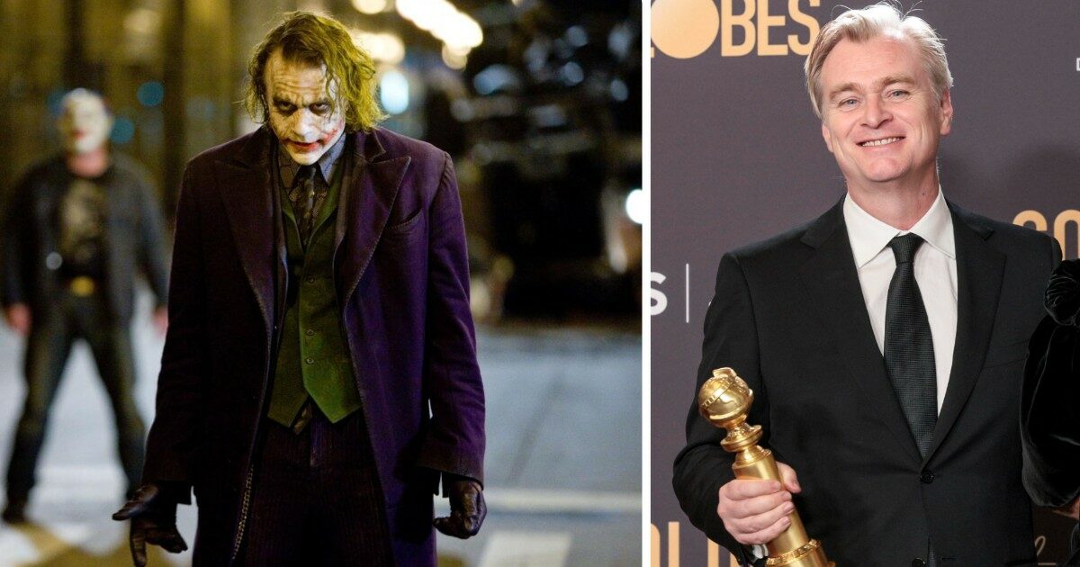 Nolan riceve il Golden Globe e ricorda Heath Ledger: “Pensavo sarebbe stato più semplice ricevere il premio per me stesso”