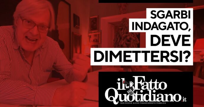 Copertina di Vittorio Sgarbi indagato, deve dimettersi? Rivedi la diretta con Peter Gomez e il giornalista Thomas Mackinson