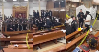 Copertina di Caos in una sinagoga di New York dopo la scoperta di un tunnel segreto: gli scontri tra ebrei ortodossi e polizia – Video