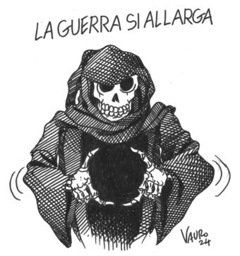 Copertina di La vignetta di Vauro