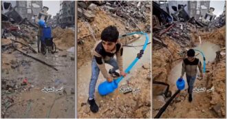 Copertina di Gaza, ecco come la popolazione fa fronte alla carenza idrica. Il giornalista Anas Sharif: “La gente lotta per l’acqua ogni giorno”