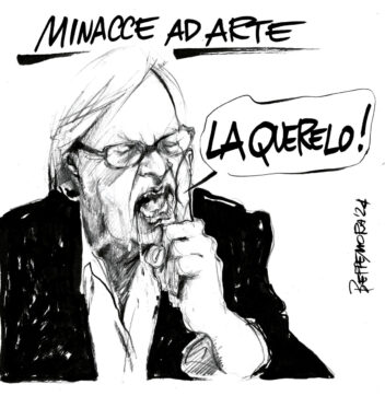 Copertina di La vignetta di Beppe Mora