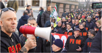Copertina di Ansaldo, corteo a Genova per i 16 operai a processo per uno sciopero: “Inaccettabile, criminalizzano il diritto dei lavoratori”
