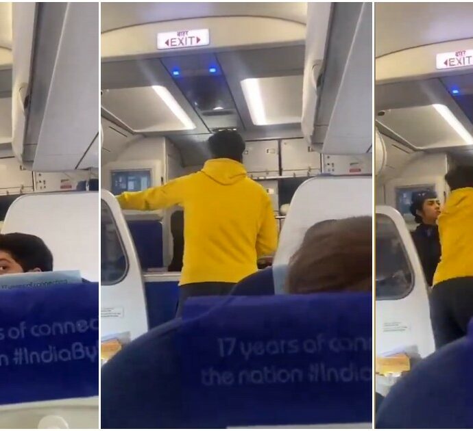 Il pilota annuncia (l’ennesimo) ritardo del volo da Goa a Delhi. La reazione che costerà cara al passeggero di IndiGo (video)