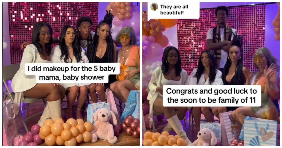 Mette incinta 5 ragazze assieme ed organizza un baby shower con tutte le future madri: “Non ci resta altro da fare che sostenerci a vicenda”
