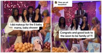 Copertina di Mette incinta 5 ragazze assieme ed organizza un baby shower con tutte le future madri: “Non ci resta altro da fare che sostenerci a vicenda”