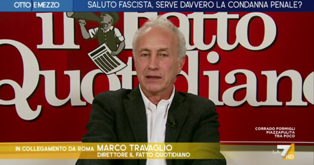 Travaglio a La7: “Quando sento parlare Nordio certe volte mi auguro che sia ubriaco, perché così almeno avrebbe un’attenuante”