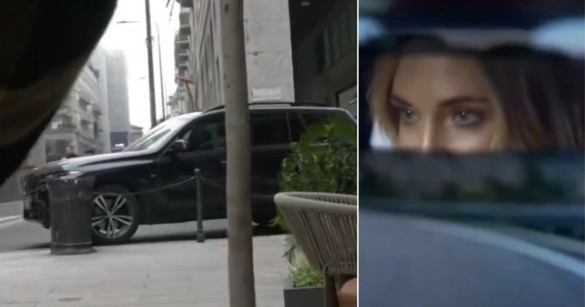 Chiara Ferragni beccata da Striscia la Notizia mentre parcheggia il Suv con le 4 frecce in via Monte Napoleone: Brumotti le consegna la “mer*dina”