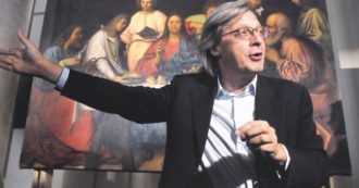 Copertina di Sgarbi, ora il quadro rubato finisce sul “New York Times”