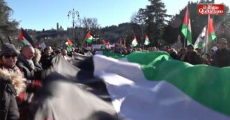 Copertina di Israele alla fiera Vicenzaoro, il corteo della comunità palestinese: “Governo italiano non resti in silenzio di fronte al genocidio”