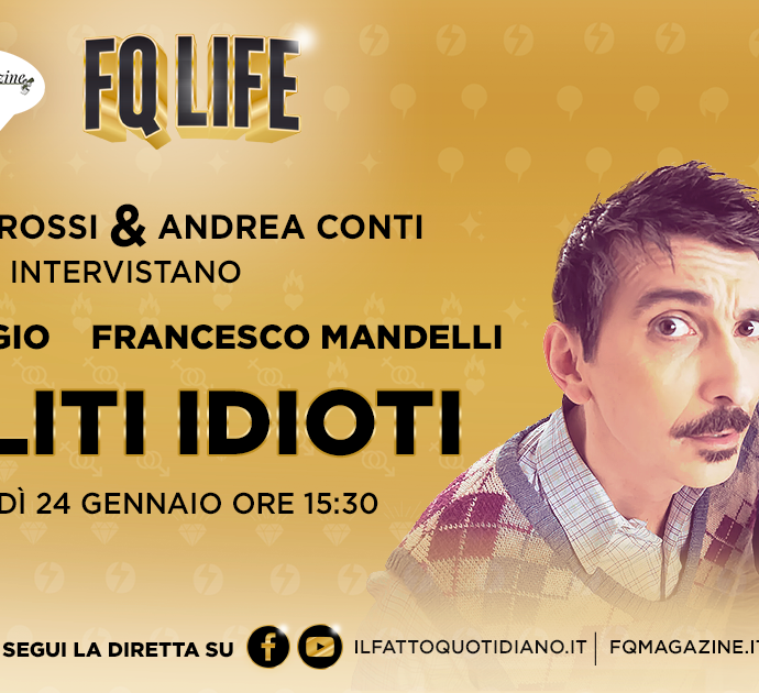 I soliti idioti in diretta a FqLife, il 24 gennaio alle 15.30 Biggio e Mandelli raccontano il loro ritorno a Claudia Rossi e Andrea Conti