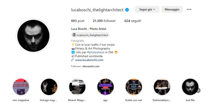 Luca Boschi, il successo su Instagram di un fotografo che ripudia l’intelligenza artificiale